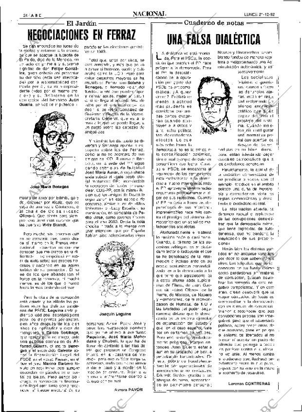 ABC SEVILLA 21-12-1992 página 24