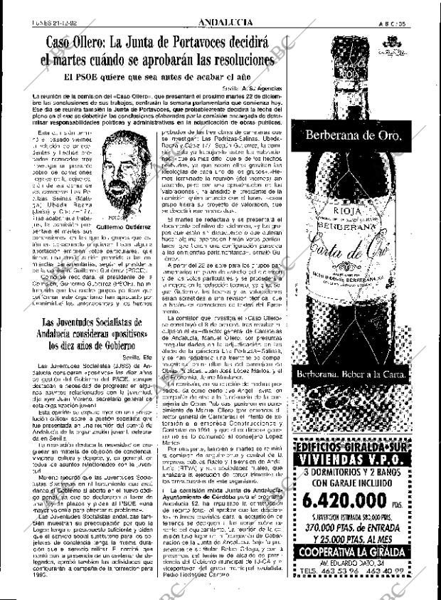 ABC SEVILLA 21-12-1992 página 35