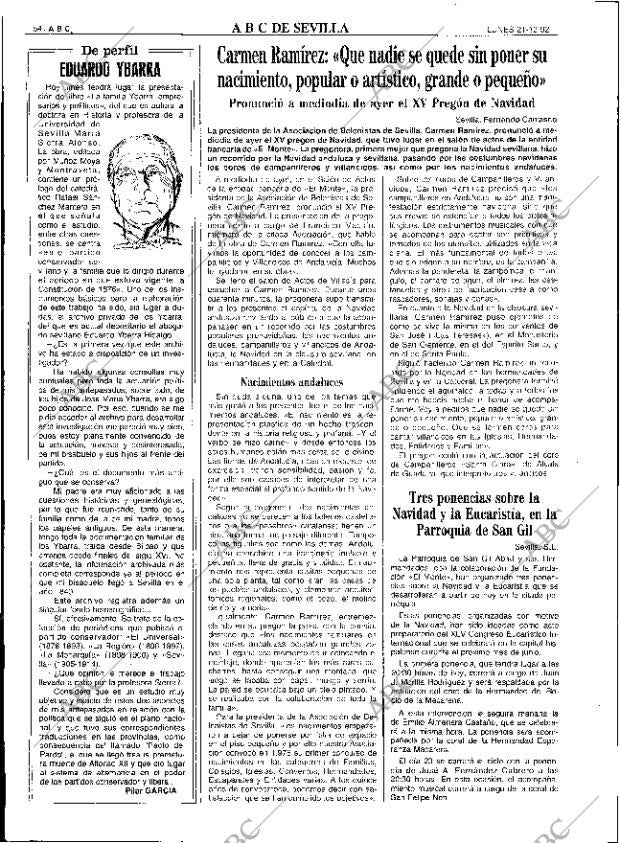 ABC SEVILLA 21-12-1992 página 54