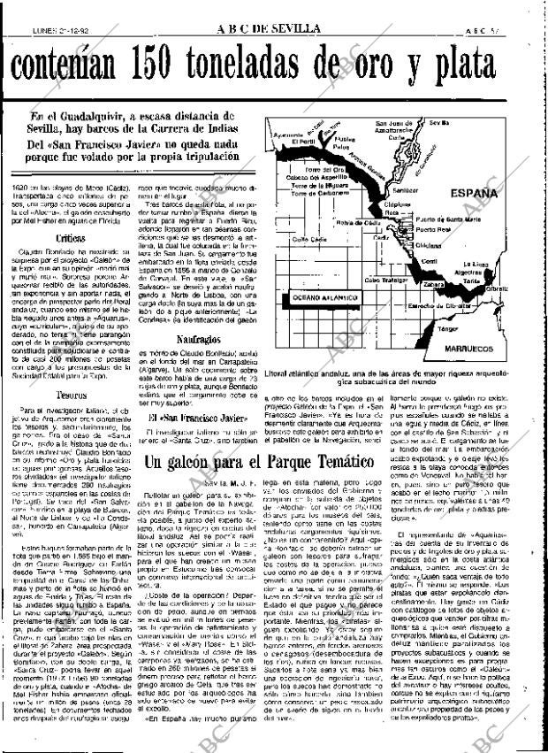 ABC SEVILLA 21-12-1992 página 57