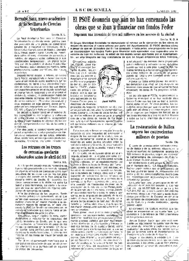 ABC SEVILLA 21-12-1992 página 58