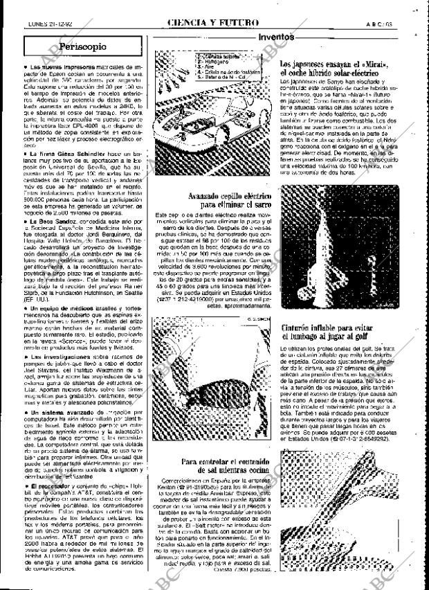ABC SEVILLA 21-12-1992 página 63