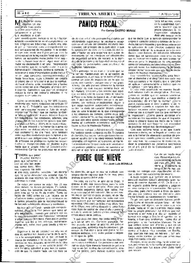 ABC SEVILLA 21-12-1992 página 66