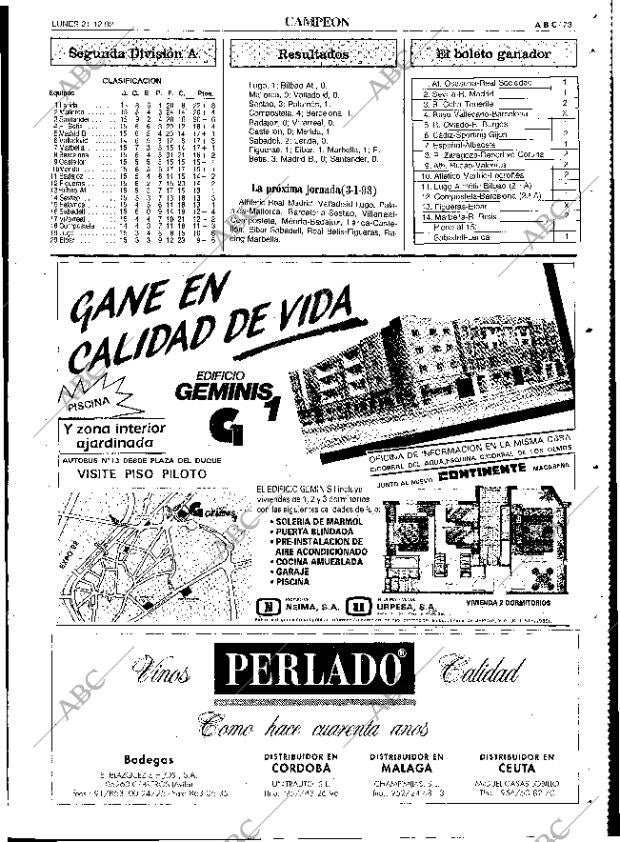 ABC SEVILLA 21-12-1992 página 73