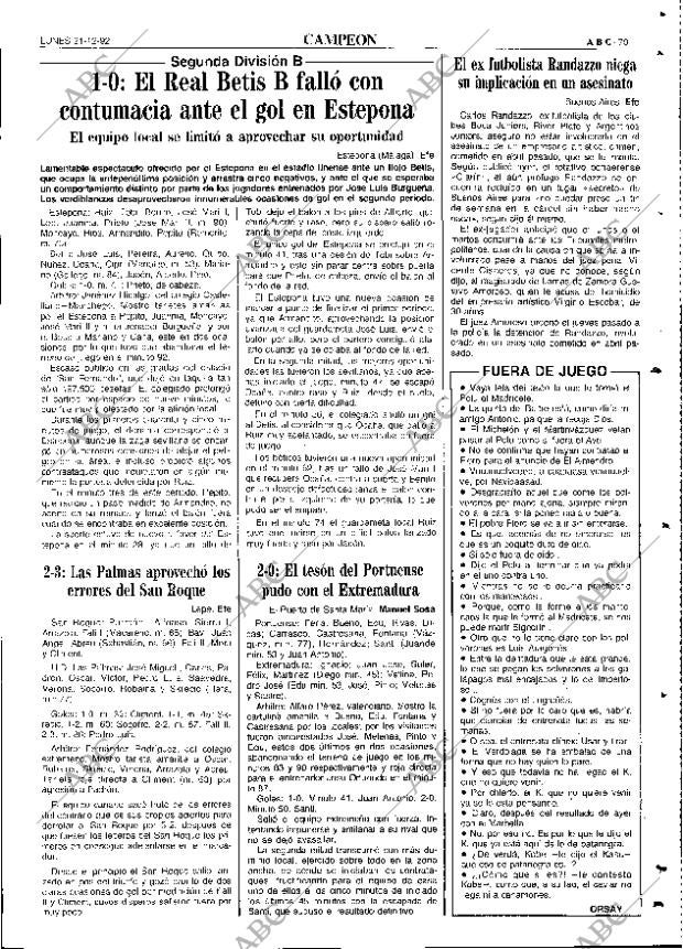 ABC SEVILLA 21-12-1992 página 79