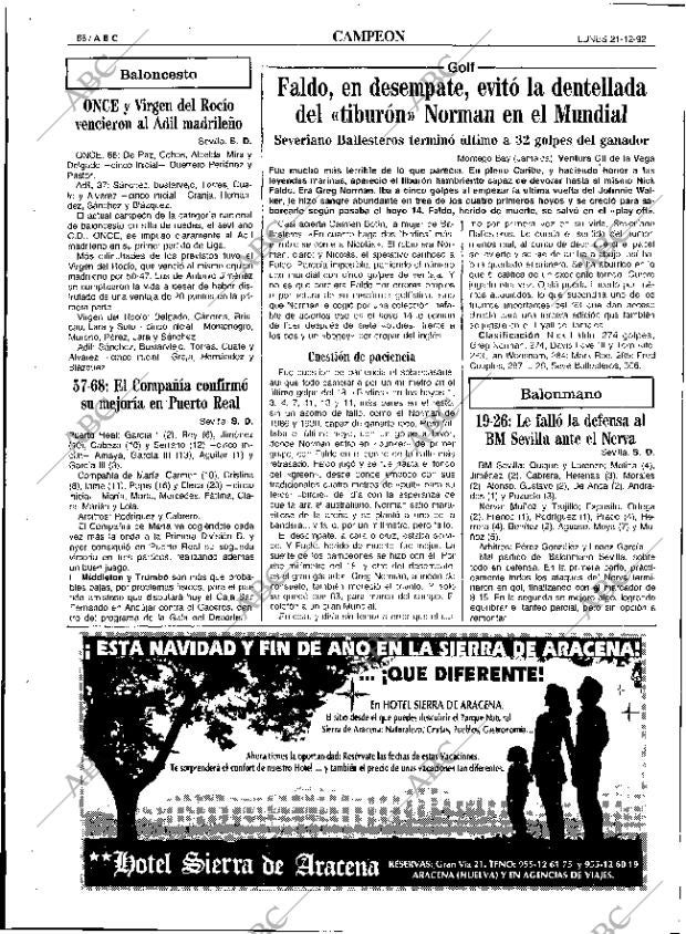 ABC SEVILLA 21-12-1992 página 88