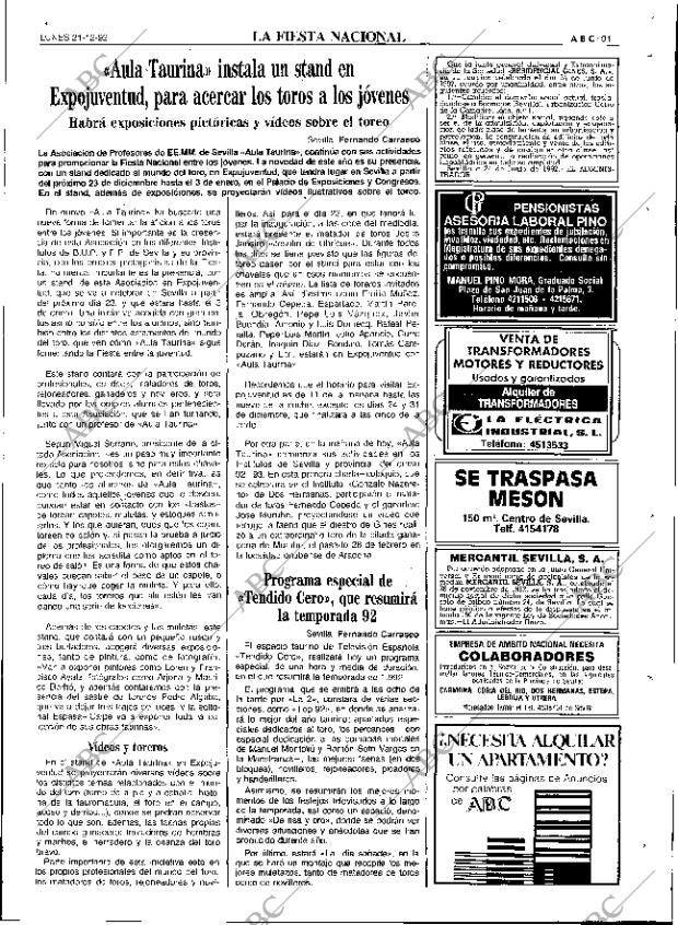 ABC SEVILLA 21-12-1992 página 91
