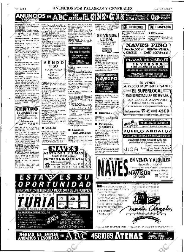 ABC SEVILLA 21-12-1992 página 96