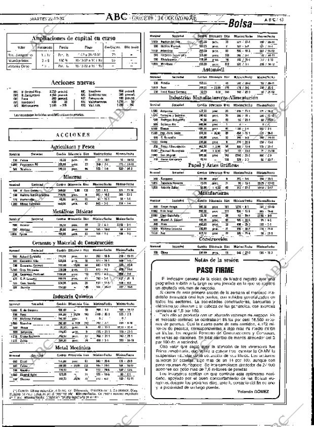 ABC MADRID 22-12-1992 página 43