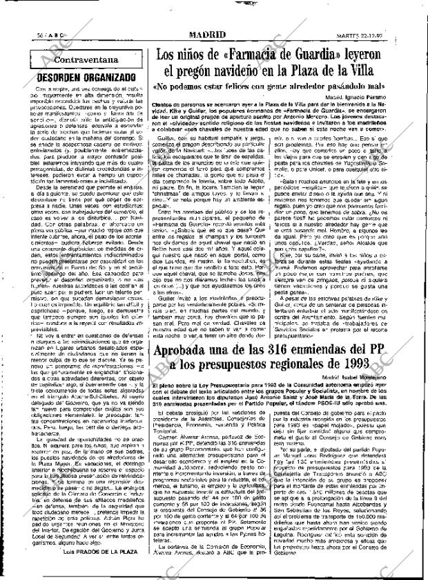 ABC MADRID 22-12-1992 página 56