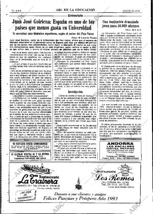 ABC MADRID 22-12-1992 página 72