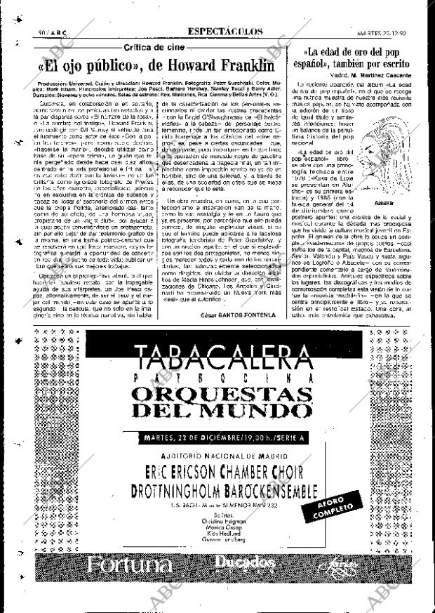 ABC MADRID 22-12-1992 página 90