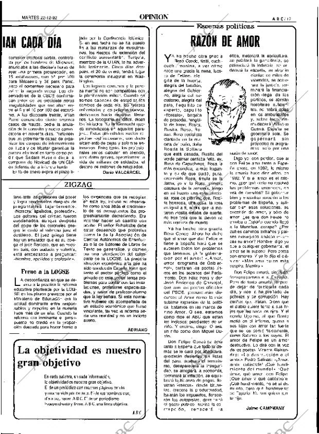 ABC SEVILLA 22-12-1992 página 17