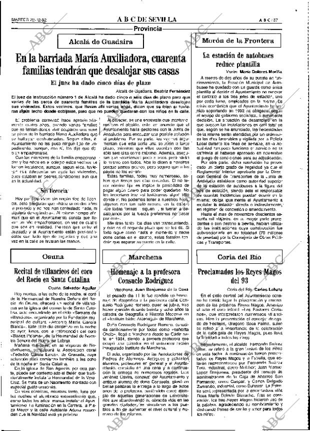 ABC SEVILLA 22-12-1992 página 57