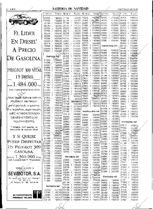 ABC SEVILLA 23-12-1992 página 62