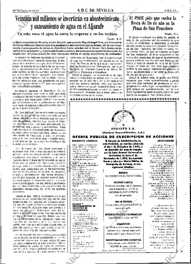 ABC SEVILLA 23-12-1992 página 83