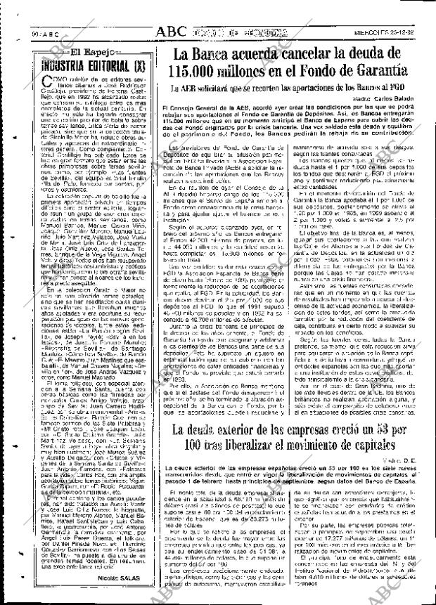 ABC SEVILLA 23-12-1992 página 90