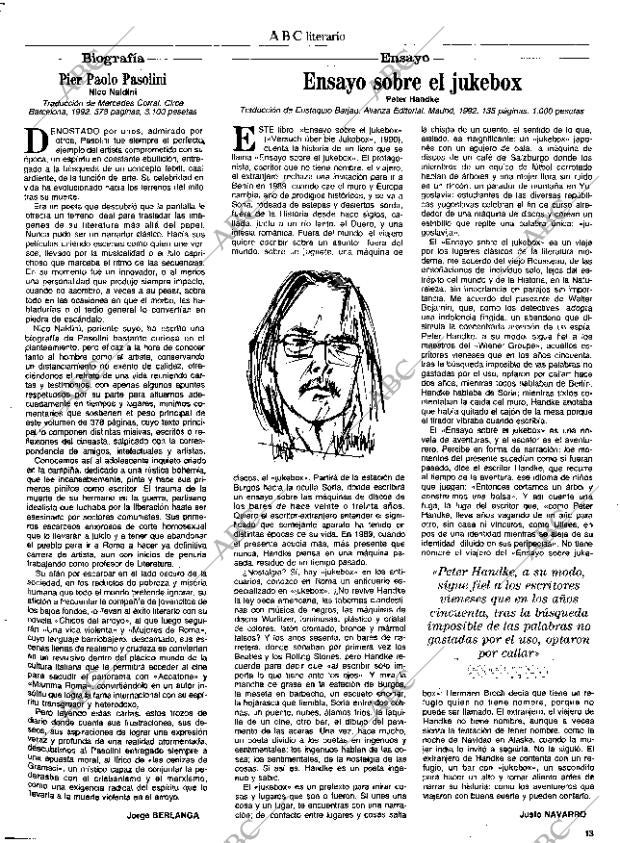 CULTURAL MADRID 24-12-1992 página 13