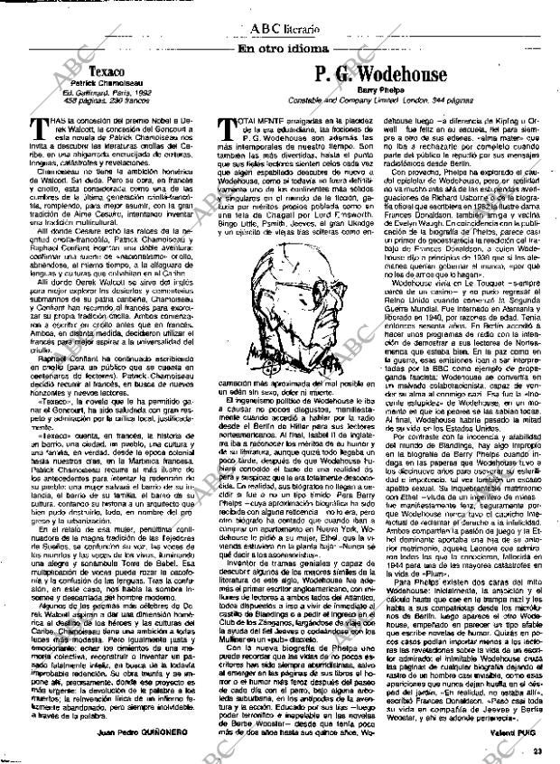 CULTURAL MADRID 24-12-1992 página 23