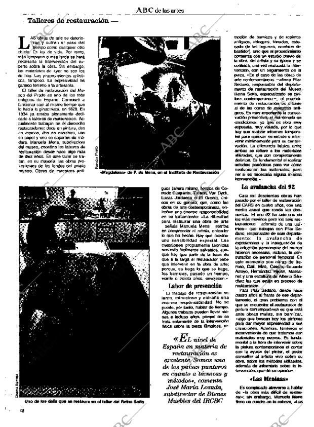 CULTURAL MADRID 24-12-1992 página 42