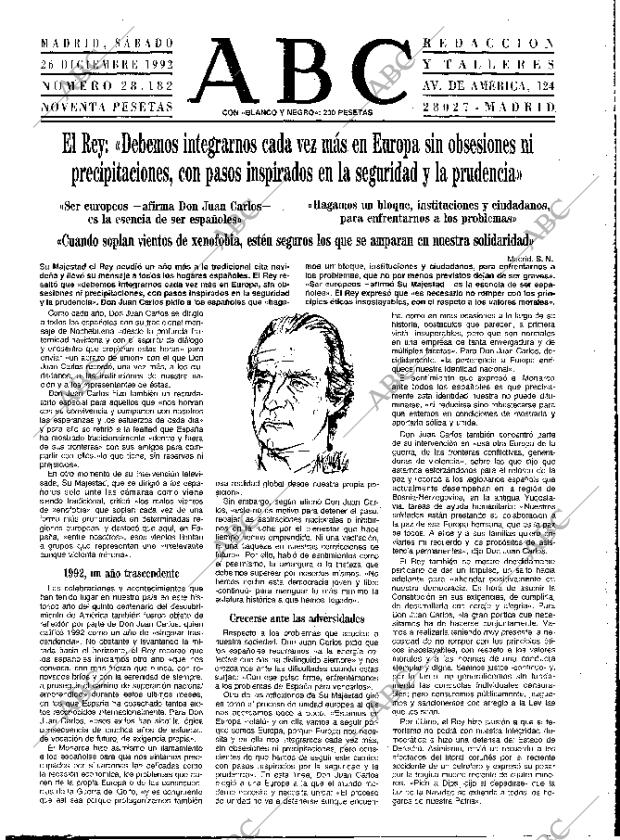 ABC MADRID 26-12-1992 página 17