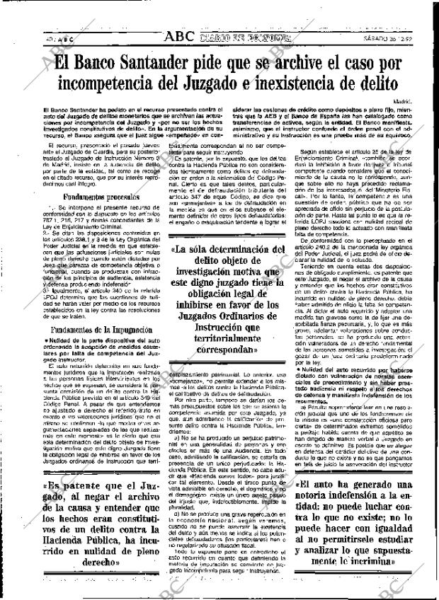 ABC MADRID 26-12-1992 página 40