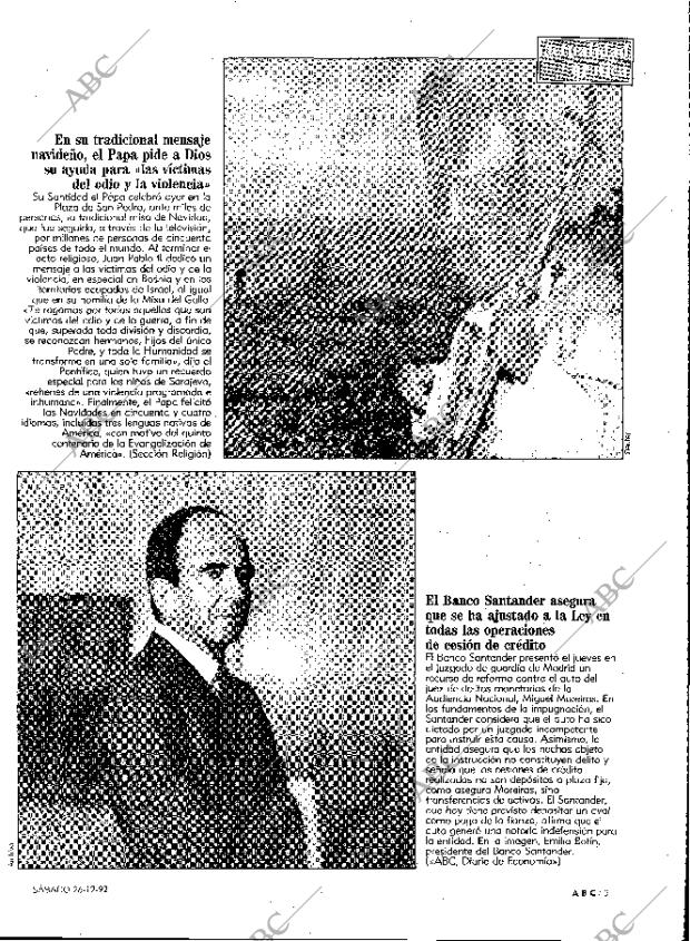 ABC MADRID 26-12-1992 página 5
