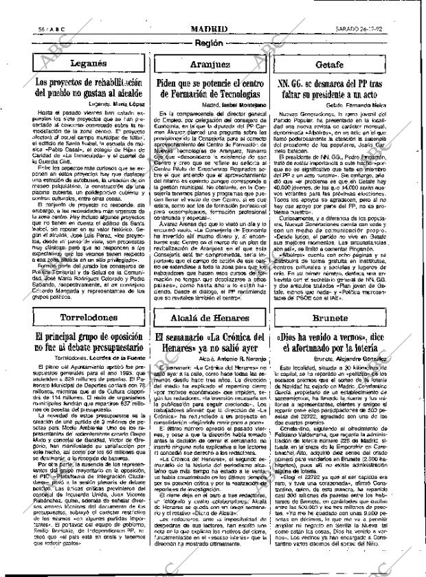 ABC MADRID 26-12-1992 página 56