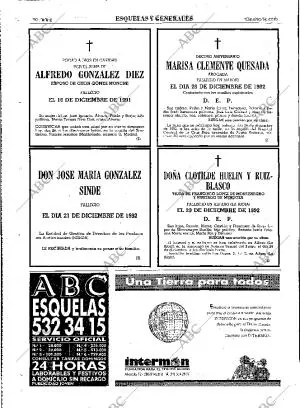 ABC MADRID 26-12-1992 página 92