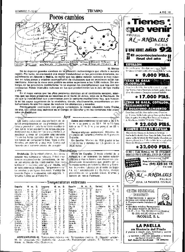 ABC SEVILLA 27-12-1992 página 49