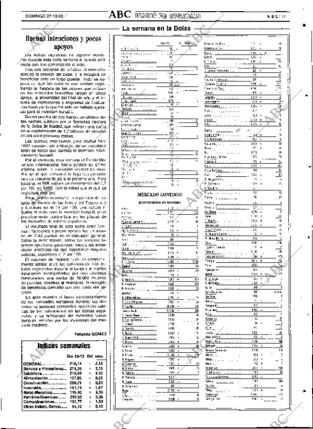 ABC SEVILLA 27-12-1992 página 77