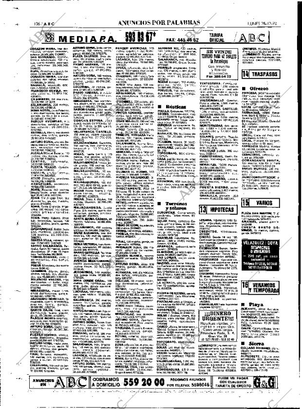 ABC MADRID 28-12-1992 página 106