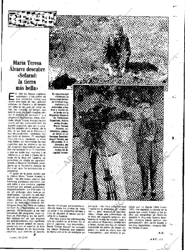 ABC MADRID 28-12-1992 página 111