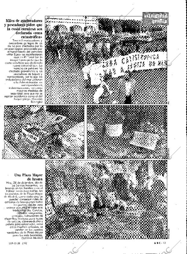 ABC MADRID 28-12-1992 página 13