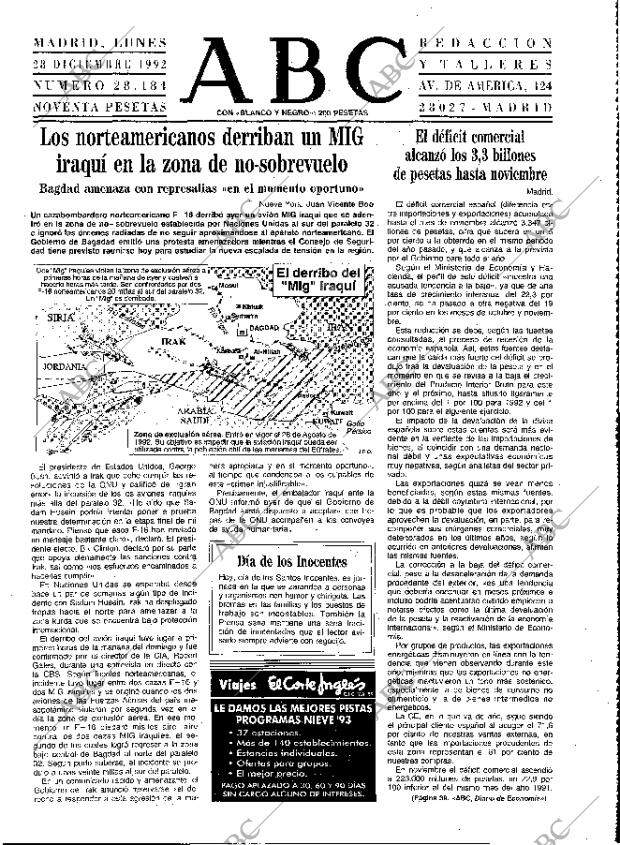 ABC MADRID 28-12-1992 página 17