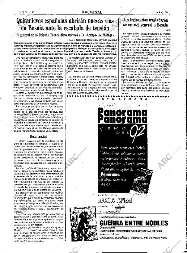 ABC MADRID 28-12-1992 página 29