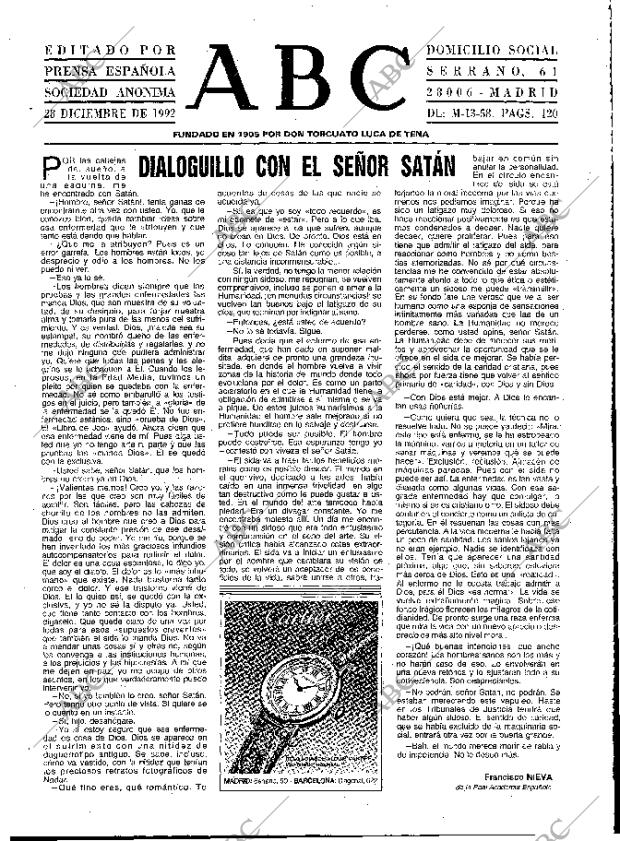 ABC MADRID 28-12-1992 página 3