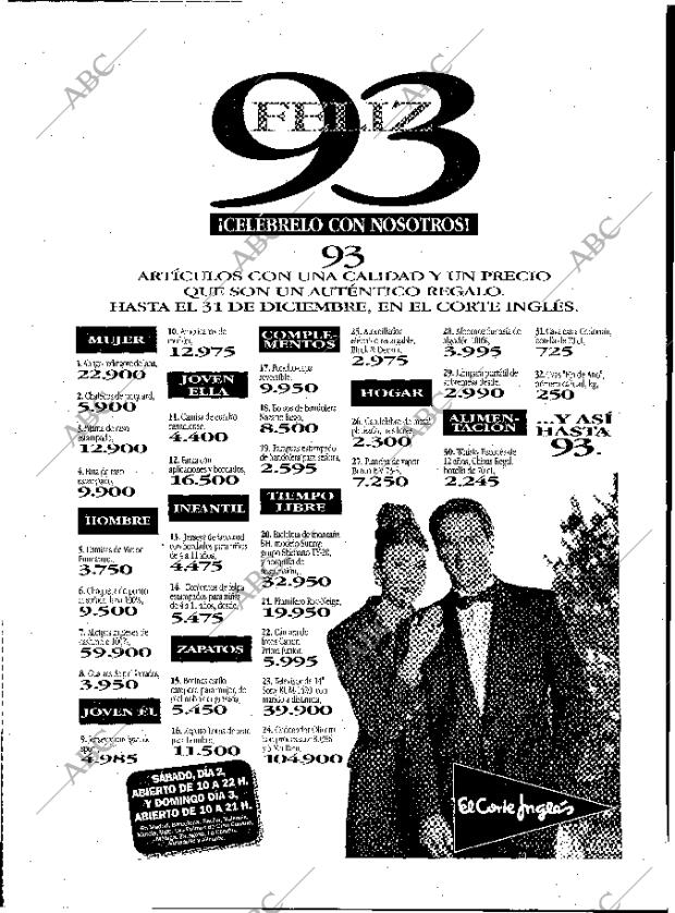 ABC MADRID 28-12-1992 página 4