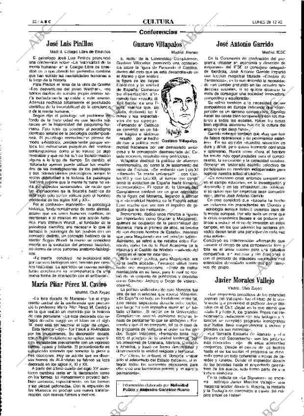 ABC MADRID 28-12-1992 página 52