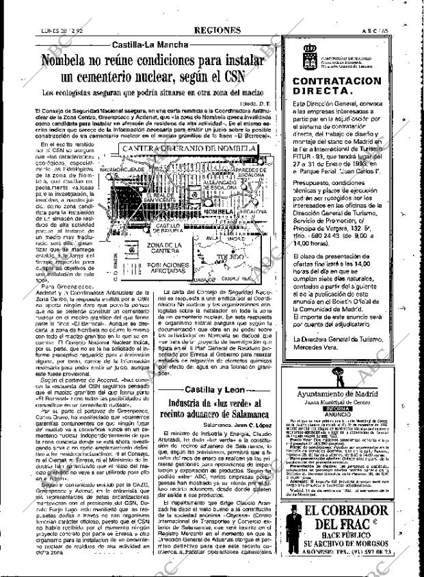 ABC MADRID 28-12-1992 página 65