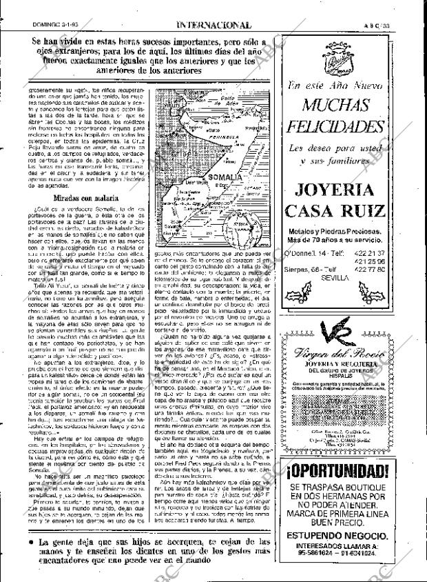 ABC SEVILLA 03-01-1993 página 33