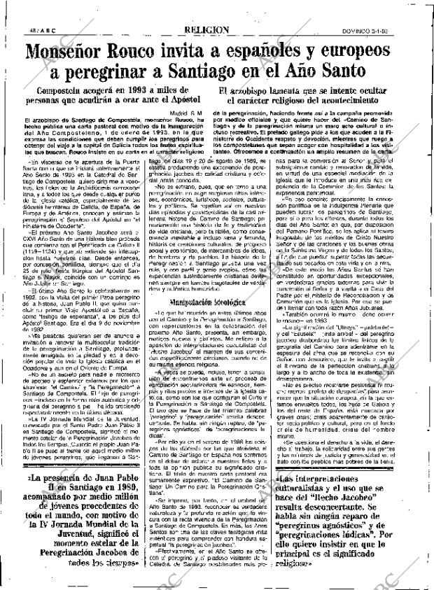 ABC SEVILLA 03-01-1993 página 48