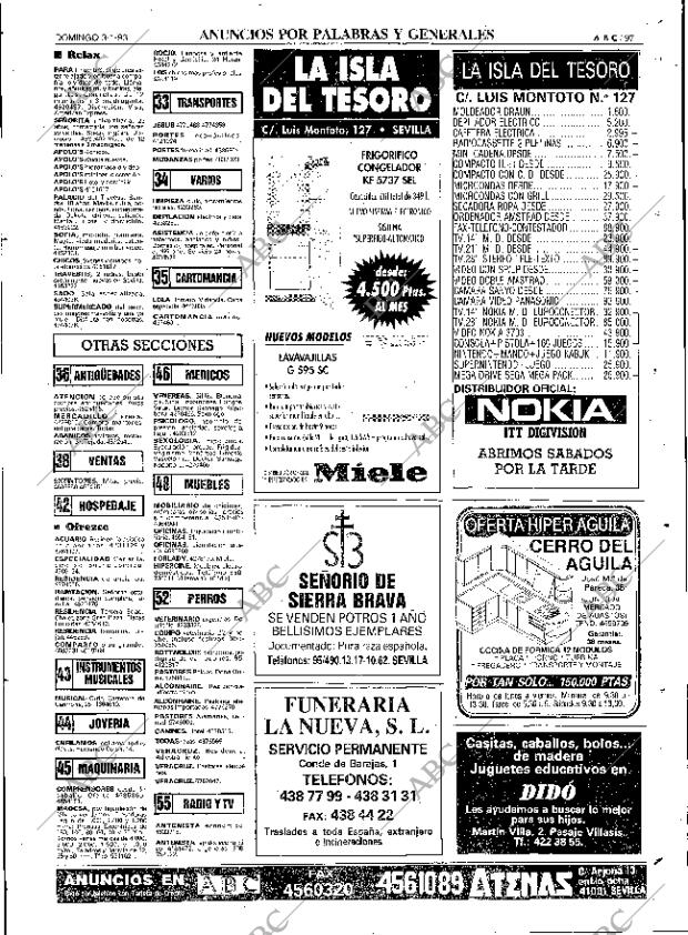 ABC SEVILLA 03-01-1993 página 97