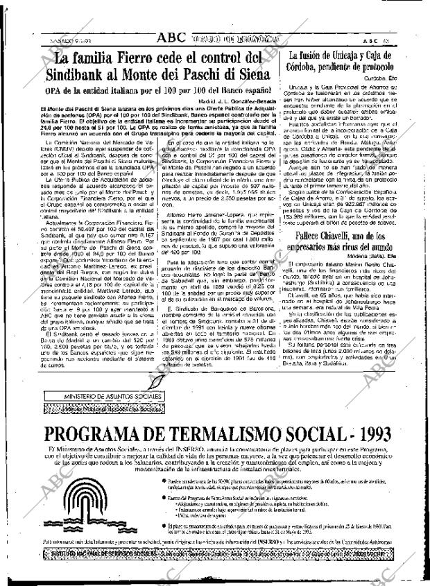 ABC MADRID 09-01-1993 página 43