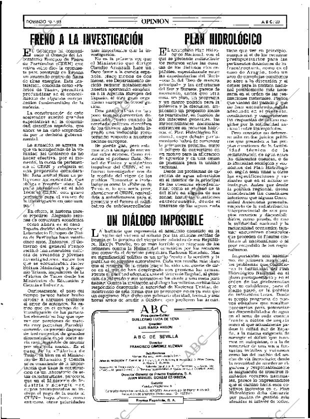ABC SEVILLA 10-01-1993 página 23