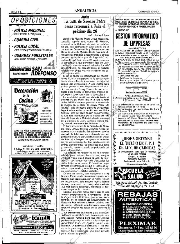 ABC SEVILLA 10-01-1993 página 56