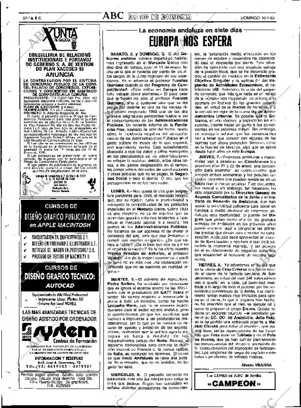 ABC SEVILLA 10-01-1993 página 92