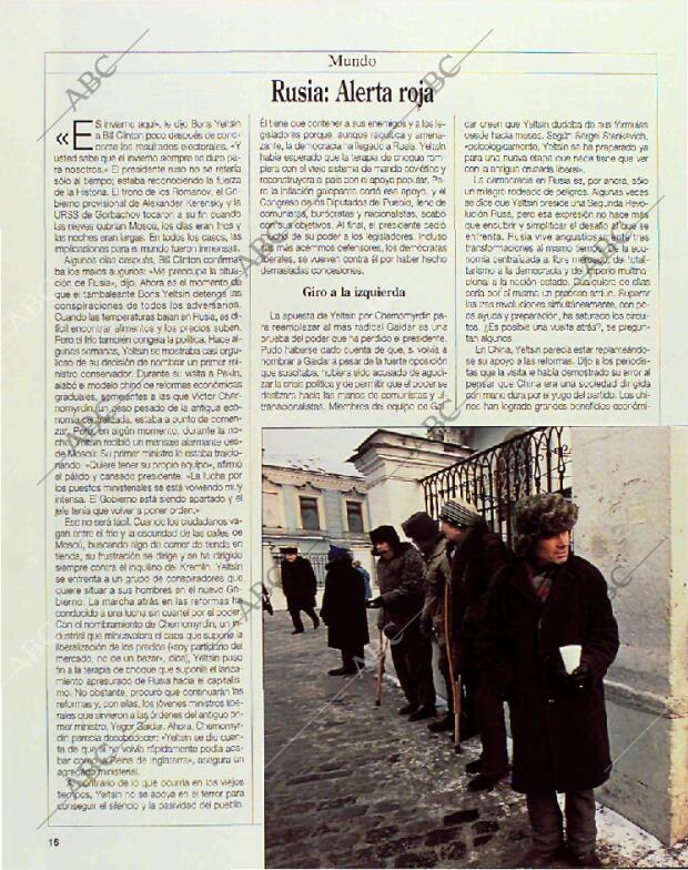BLANCO Y NEGRO MADRID 10-01-1993 página 16