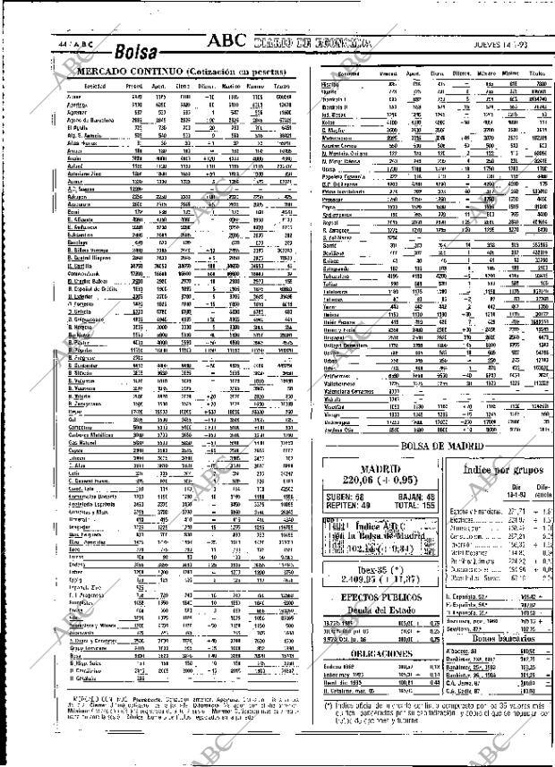 ABC MADRID 14-01-1993 página 44