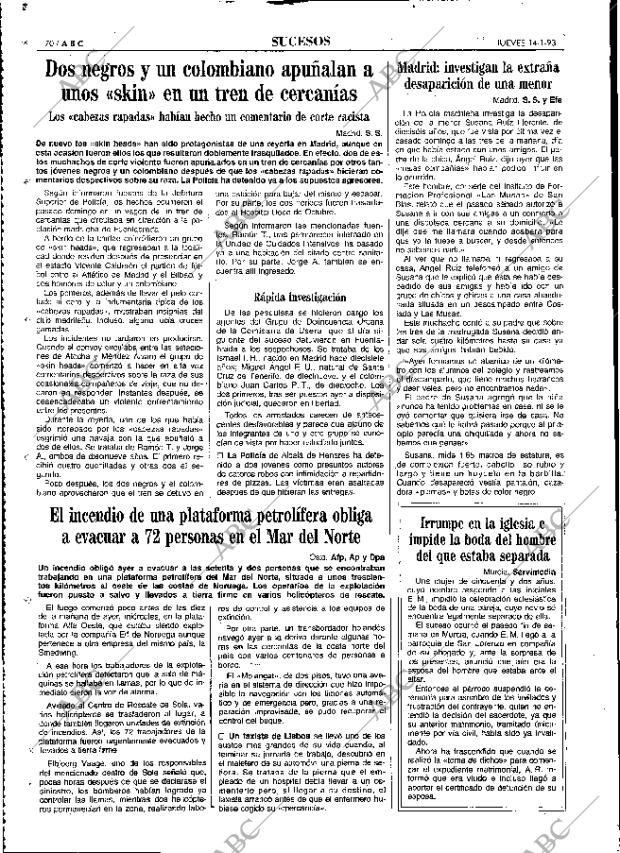 ABC MADRID 14-01-1993 página 70